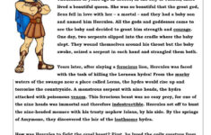 HERCULES English Reading Reading Comprehension Activities Reading