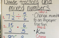 How To Divide Fractions And Mixed Numbers Everyday Math Learning