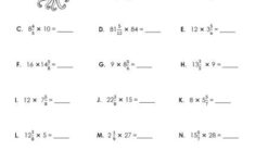 How To Multiply Mixed Numbers By Mixed Numbers Worksheets 99Worksheets