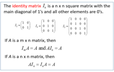 Identity Matrix examples Solutions Videos Worksheets Games