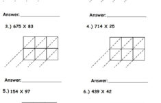 Lattice Multiplication Exercise