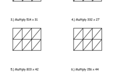 Lattice Multiplication Template Free PDF To Practice Lattice Method