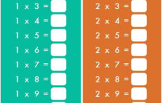 Learn The Multiplication Facts With FREE Printables And Song Download