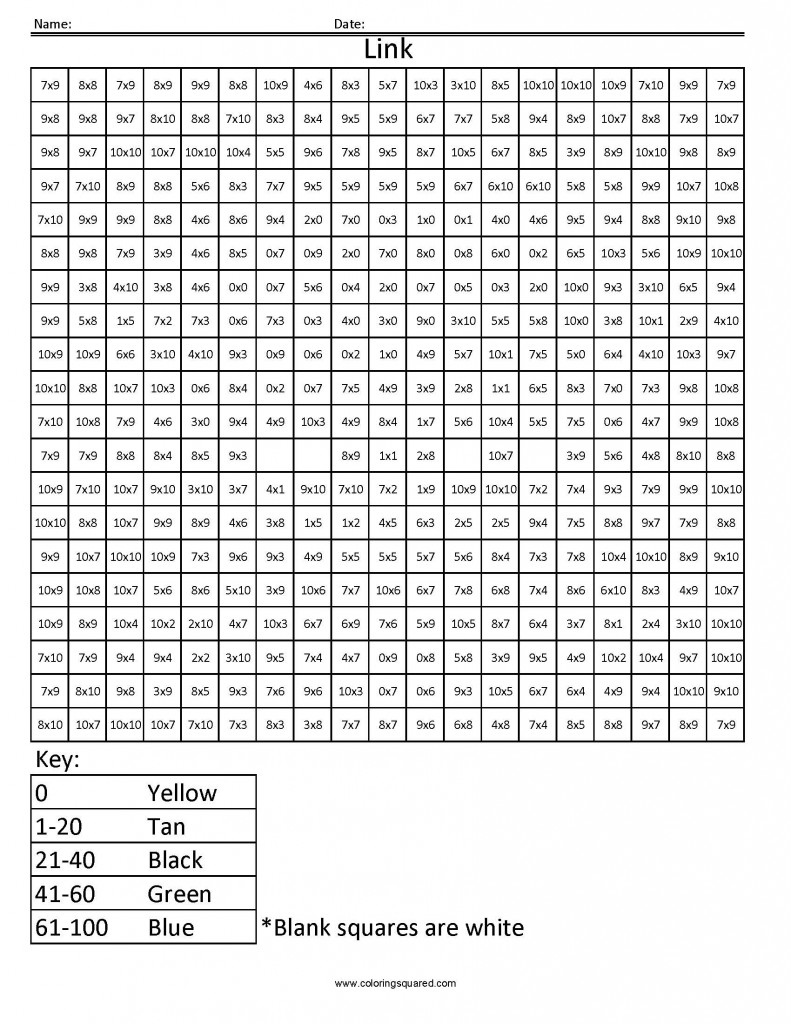 Link Advanced Multiplication Coloring Squared