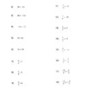 Literal Equations Worksheet Answers 4th Grade Algebra Grade
