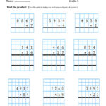 Long Multiplication Practice Interactive Worksheet