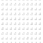 Math Drills Worksheets Multiplication Drills 12s Worksheet