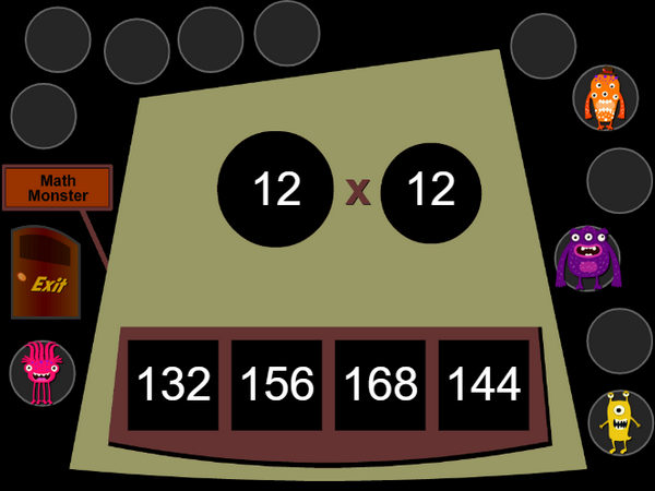 Math Monster Multiplication Game Play Math Monster Multiplication 