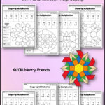 Math Solve And Color Multiplication Coloring Pages Make Learning FUN