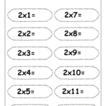 Math Time Tables Worksheets Activity Shelter