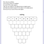 Math Triangle Puzzle Worksheet Maker Edu Games