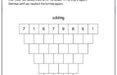 Math Triangle Puzzle Worksheet Maker Edu games