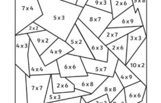 Maths Colouring Multiplication Worksheet Fun Math Activities