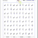 Mixed Multiplication And Division