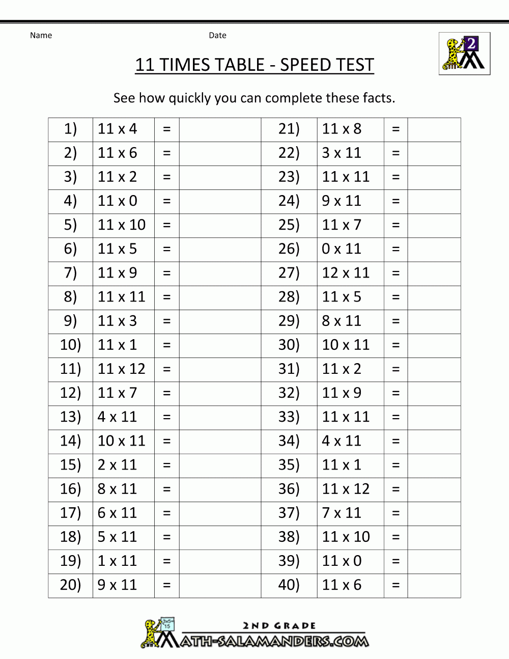 Mixed Up Multiplication Table Worksheet Times Tables Worksheets