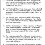 Money Math Word Problems Worksheets 5th Grade Thekidsworksheet
