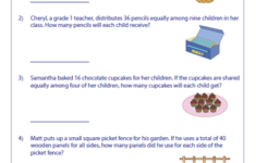 More Long Division Word Problems Worksheets 99Worksheets