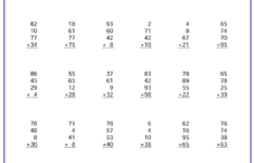 Multi Digits Addition Worksheet Generator Free Printable Worksheets