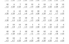 Multiples Of 10 Worksheets Activity Shelter