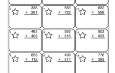 Multiplication 3x3 Digit Worksheet Have Fun Teaching