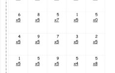 Multiplication 5 Times Table Worksheets 101 Activity