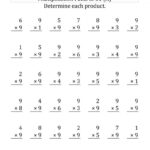 Multiplication 9 Times Table Worksheets 101 Activity