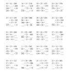 Multiplication And Division Relationship Worksheets Times Tables