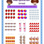 Multiplication Arrays Worksheet