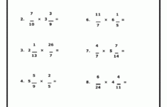 Multiplication Between Fractions And Mixed Numbers Fractions