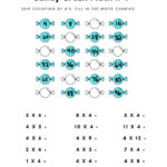 Multiplication By 4s Worksheet Math Resources Skip Counting Worksheets