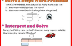 Multiplication Division Word Problems Worksheets Bundle Grade 3 4