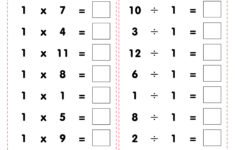 Multiplication Division Worksheets Times Tables Worksheets