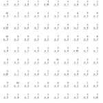 Multiplication Drills 3s Multiplication Worksheet With Answers