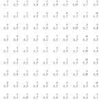 Multiplication Drills 5s Multiplication Worksheet With Answers