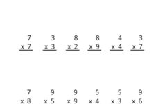 Multiplication Drills 7s Thekidsworksheet