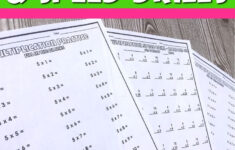 Multiplication Facts Multiplication Facts Practice Middle School