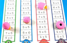 Multiplication Facts Practice 60 Printable Games Multiplication