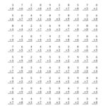 Multiplication Facts To 81 Facts 2 To 9 100 Per Page A