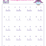 Multiplication Facts Worksheets