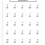 Multiplication Fluency Worksheets Math Fact Worksheets