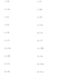 Multiplication Of Radicals Worksheet Answers Times Tables Worksheets