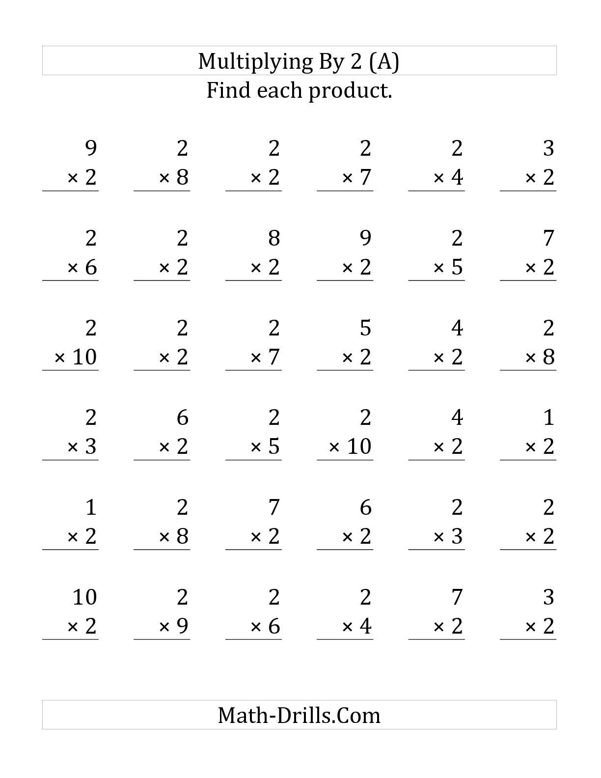 Multiplication Practice Com Times Tables Worksheets