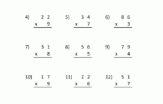 Multiplication Practice Worksheets Grade 3