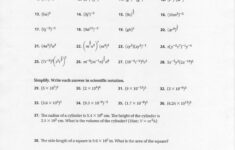 Multiplication Properties Of Exponents Worksheets Answers