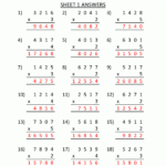 Multiplication Review Worksheets Grade 4 Times Tables Worksheets