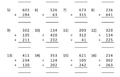 Multiplication Review Worksheets Grade 4 Times Tables Worksheets