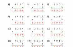 Multiplication Review Worksheets Grade 4 Times Tables Worksheets