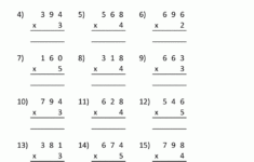 Multiplication Sheet 4th Grade