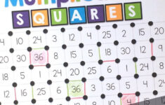 Multiplication Squares Game Games 4 Gains Homeschool Math