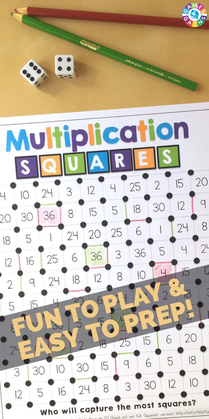 Multiplication Facts Games